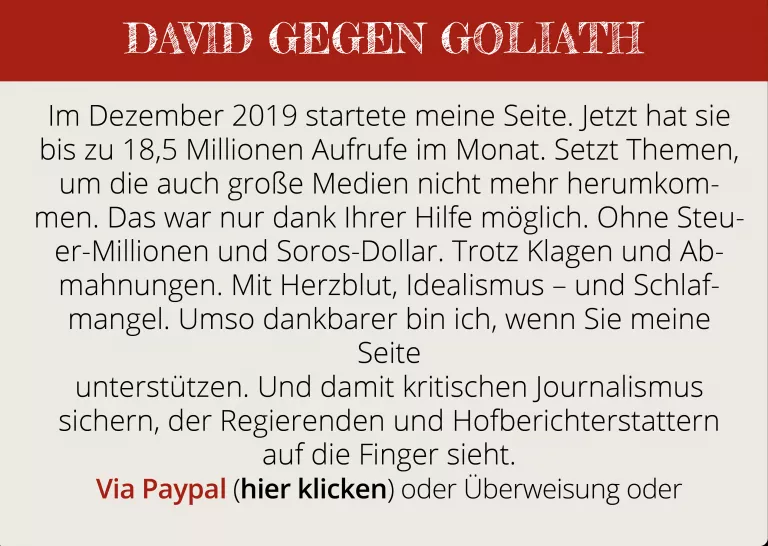 Prośba o wsparcie Reitschuster.de