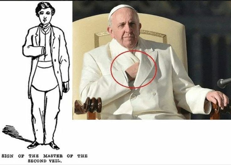 Papież Franciszek kilkakrotnie mignął publicznie masońskim znakiem „ukrytej ręki” w trakcie swojego pontyfikatu.