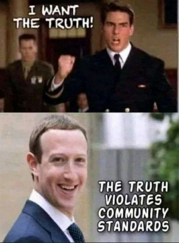 cenzura prawdy na facebooku